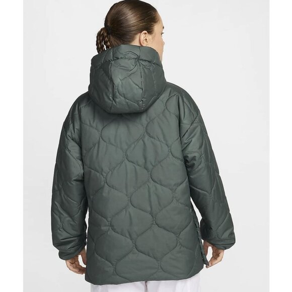 Nike Sportswear Essential Women's Quilted Anorak Jacket - Picture 6 of 6